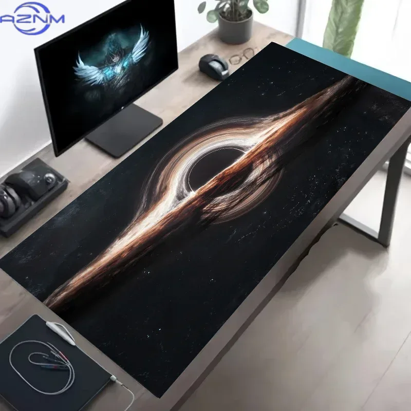 Gaming Keyboard Mini - Cosmic Black Hole Muismat MM Grote